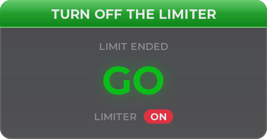 TURN OFF THE LIMITER