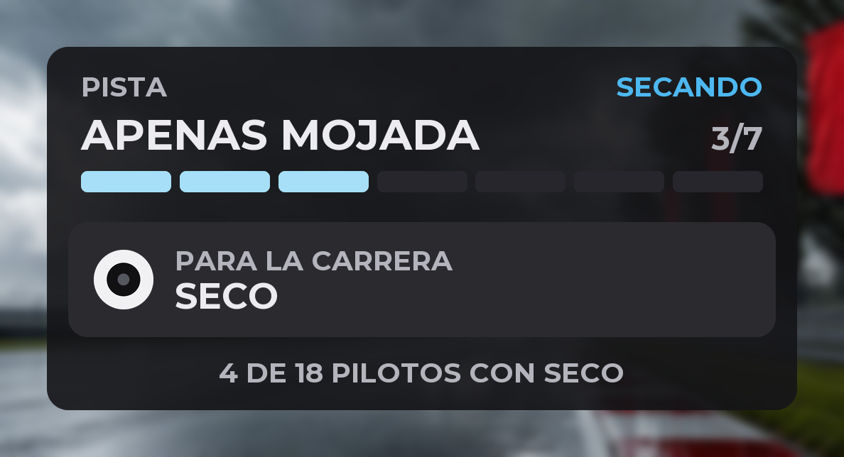 PARA LA CARRERA