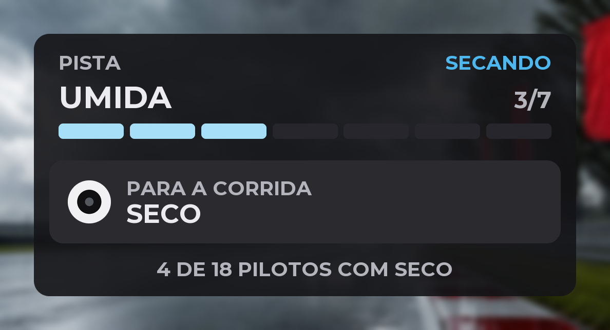 PARA A CORRIDA