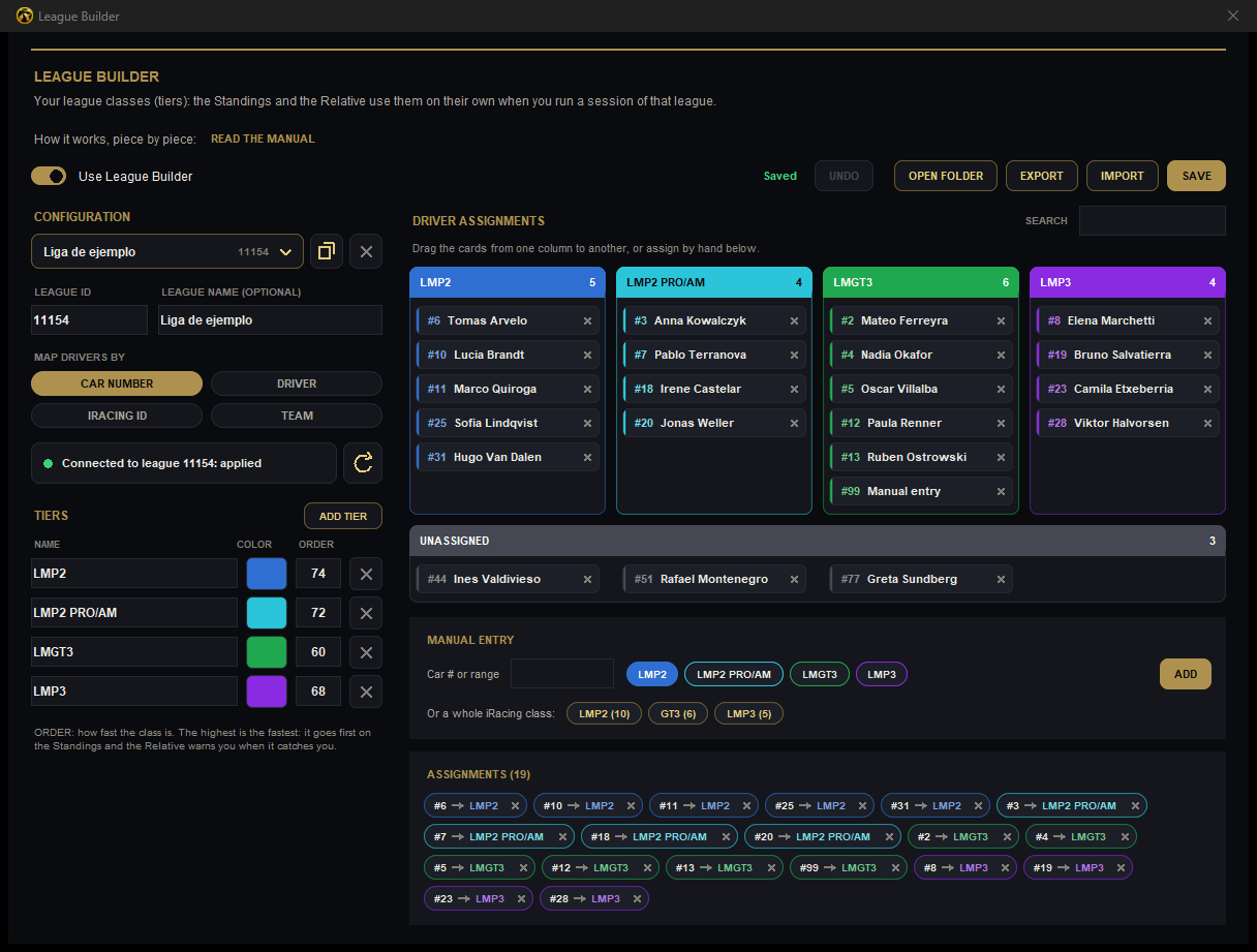 League Builder