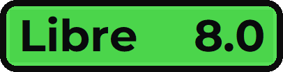 Libre, con número