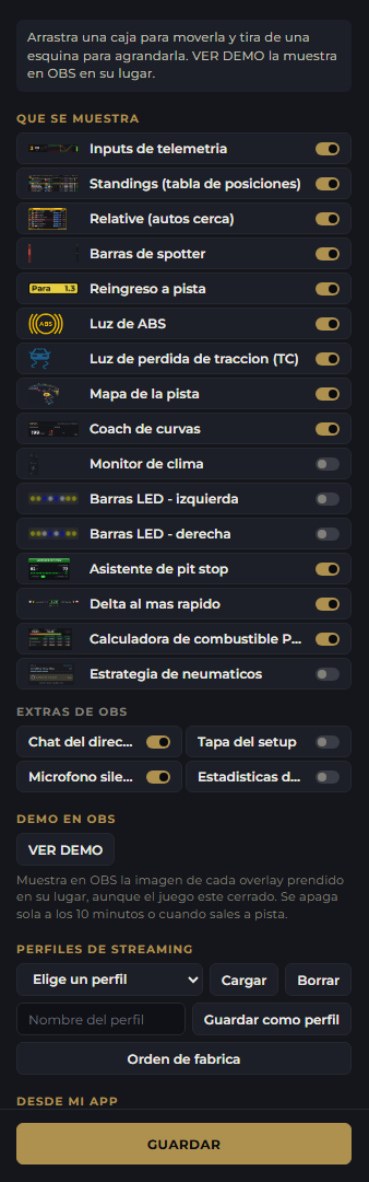 El panel del editor